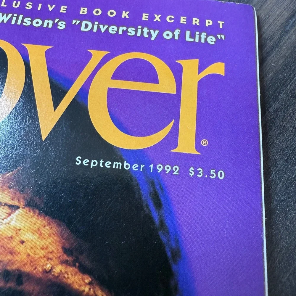 Discover Magazine September 1992‎ The Dating Game How Old Is The Human Race E.O.
